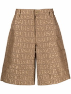 VERSACE - Bermuda Shorts With Logo