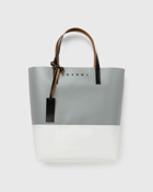 Marni Shopping Bag Grey|White - Mens - Bags