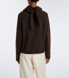 Velvet Kana scarf-detail wool-blend sweater