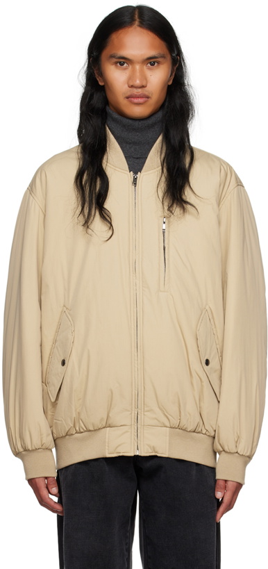 Photo: Isabel Marant Beige Donny Bomber Jacket