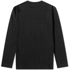 Comme des Garçons Play Men's Long Sleeve T-Shirt in Black/Black