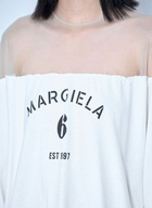 MM6 Maison Margiela Long Sleeve Heavy Cotton Jersey Tee