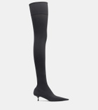 Victoria Beckham 45 jersey over-the-knee boots