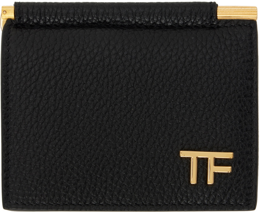 TOM FORD Black Money Clip Card Holder TOM FORD