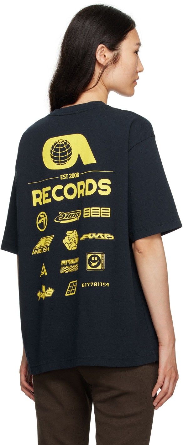 ★AMBUSH★ Layered Crewneck Logo Overfit T-Shirt Navy 121153 AMBUSH(アンブッシュ) 通販サイト 【LAYERED CREWNECK】