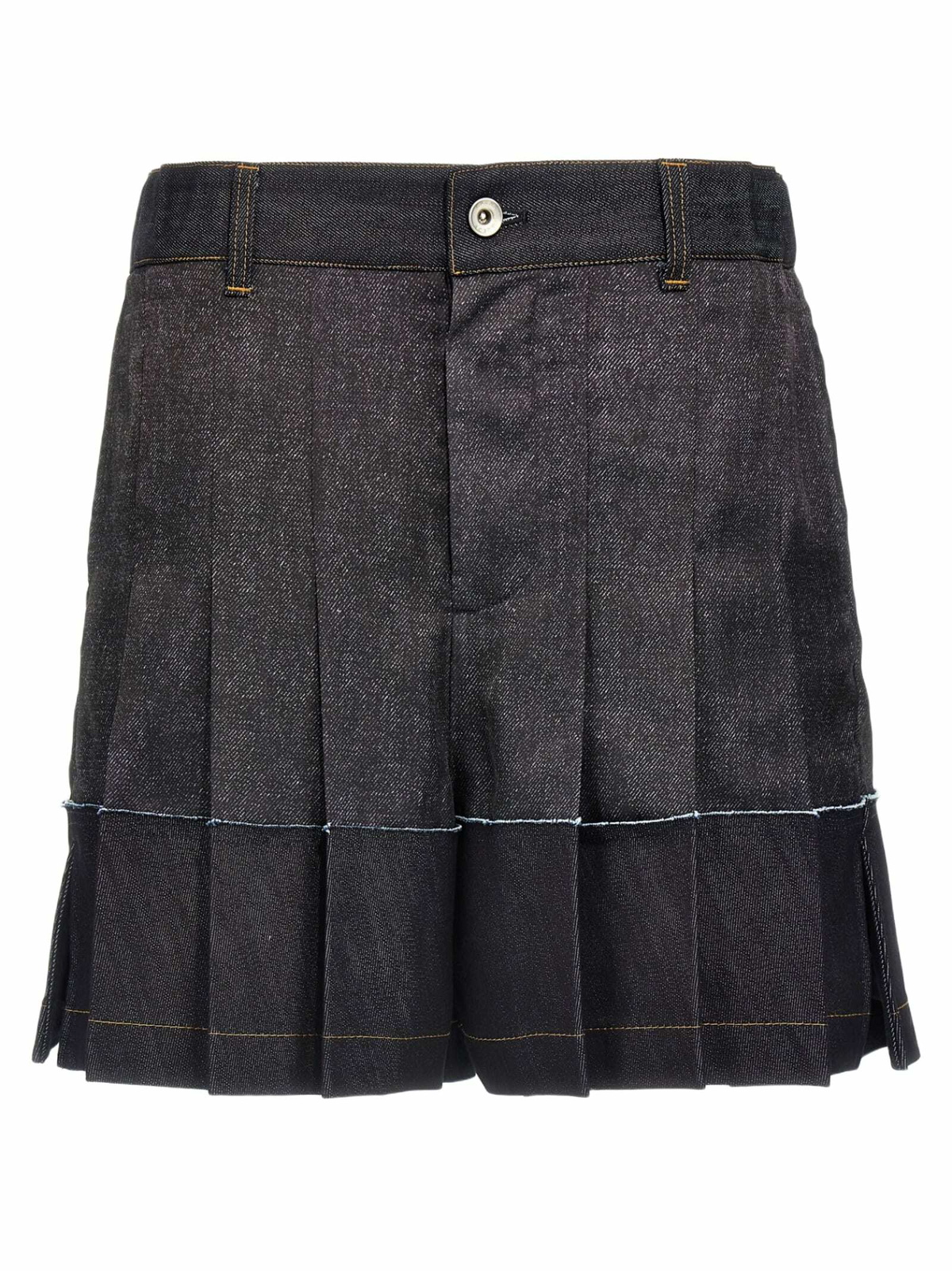 【関税込み】sacai Ribbed pleated pants Sacai Pleated high-rise wide-leg pants Sacai