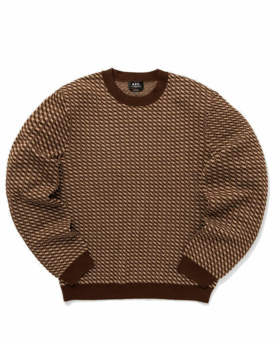 Photo: A.P.C. Pull David Brown - Mens - Pullovers