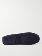 Thom Sweeney - Cashmere-Lined Suede Slippers - Blue