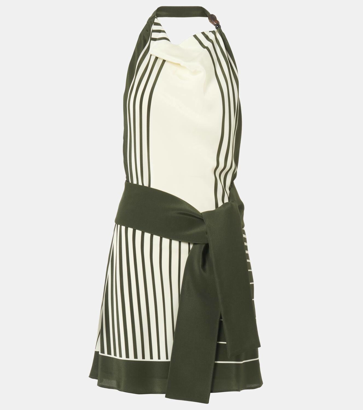 sir leilana silk mini dress SIR Leilana striped silk minidress SIR