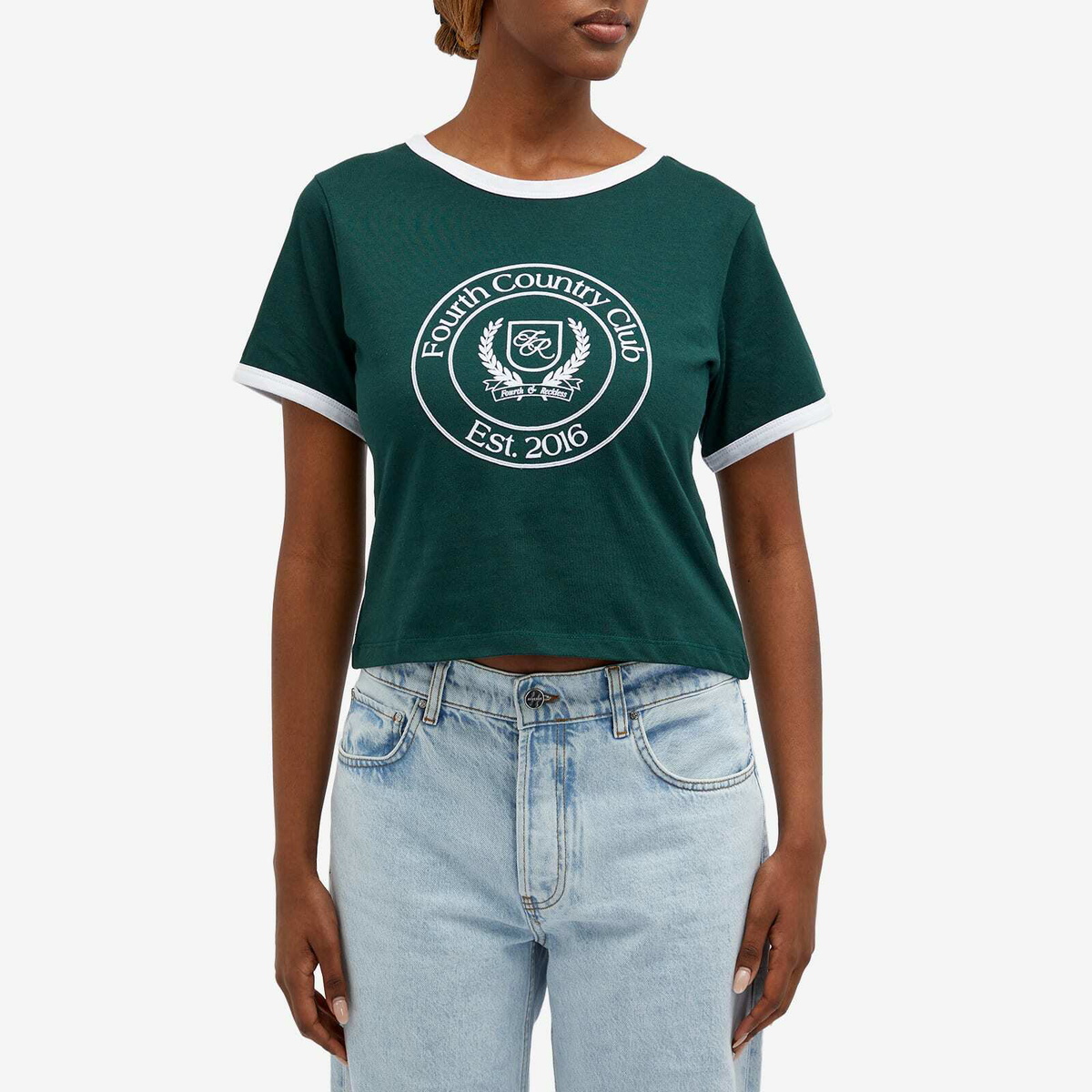 4th & Reckless Women's Davidson T-Shirt in Green