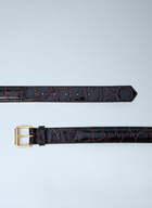 Dries Van Noten Embossed Leather Belt