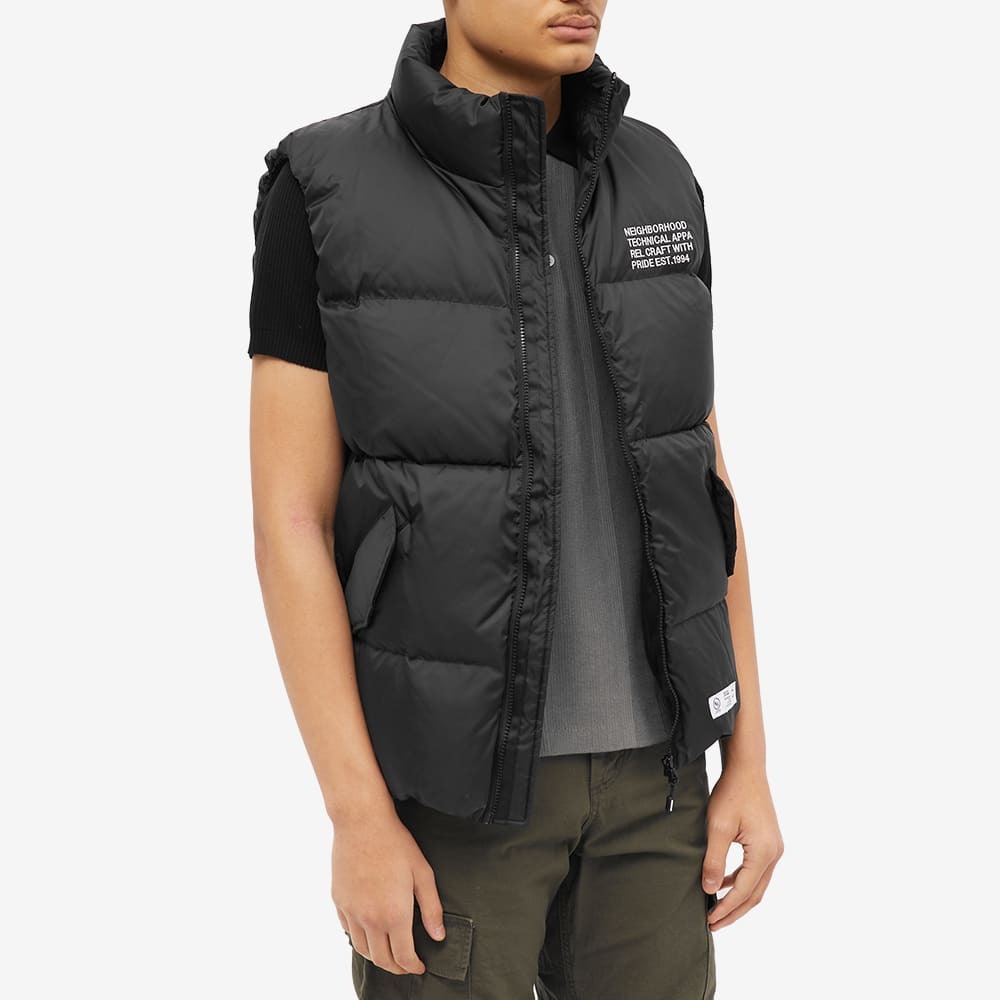 Neighborhood Men's Down Vest in Black