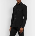 TOM FORD - Cotton-Corduroy Western Shirt - Black