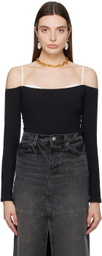 Reformation Black Genesis Long Sleeve T-Shirt