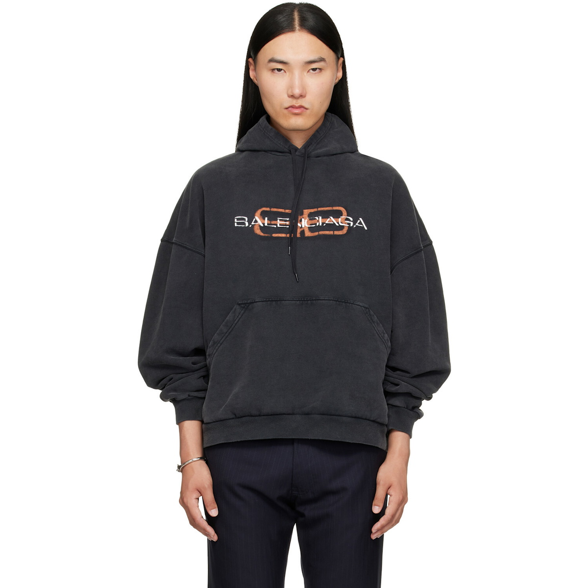 Balenciaga - 3B Sport sleeveless cotton hoodie Balenciaga