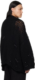 SOSHIOTSUKI Black Juzu Cardigan