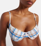 Polo Ralph Lauren Checked bikini top