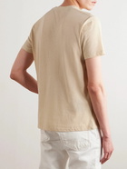 TOM FORD - Logo-Embroidered Cotton-Blend Jersey T-Shirt - Neutrals