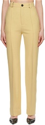 Kwaidan Editions SSENSE Exclusive Beige Polyester Trousers