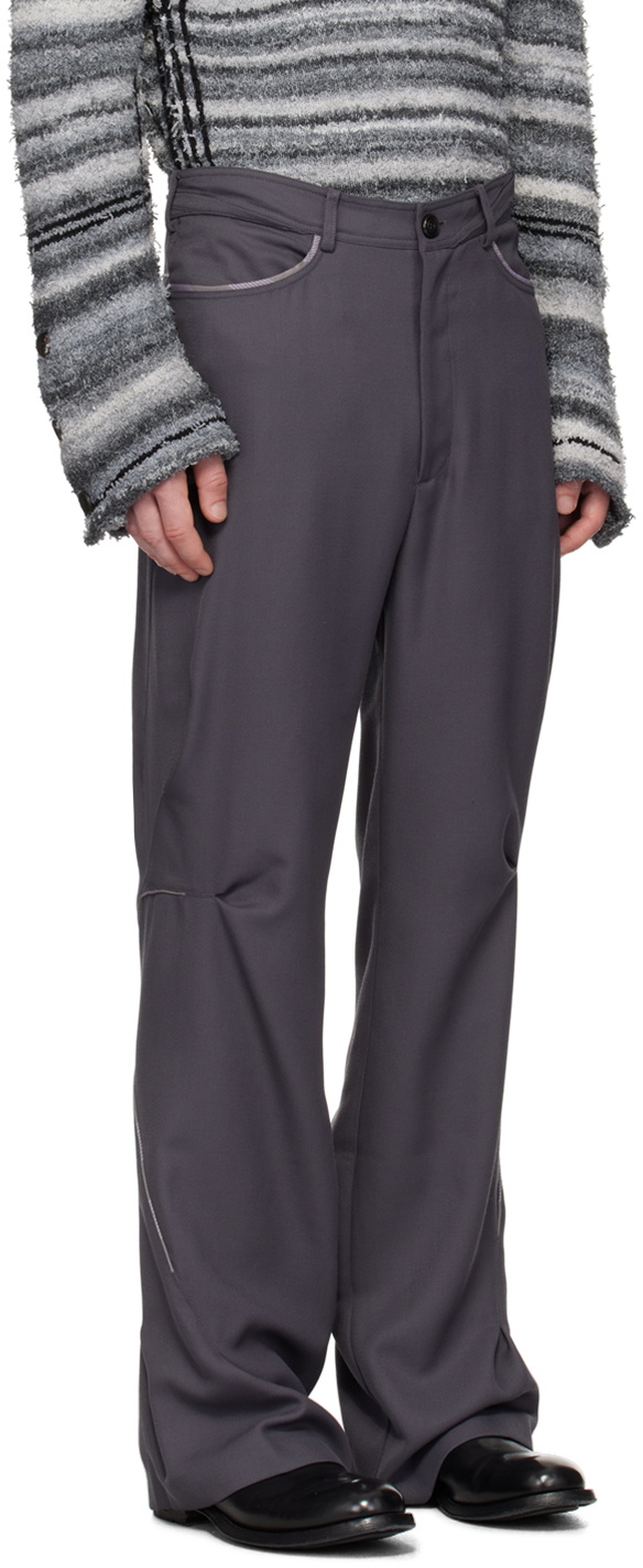 Kiko Kostadinov Gray Ohne K-Dart Trousers Kiko Kostadinov