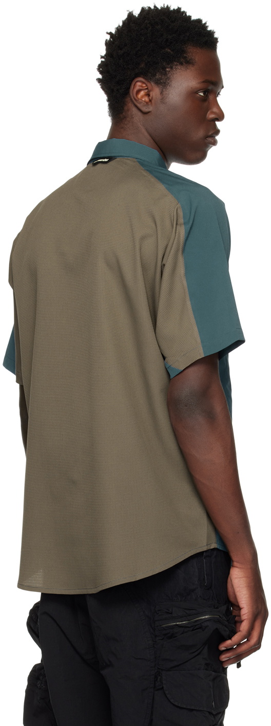 and wander Blue & Gray Tech Shirt and Wander