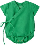 maed for mini Baby Green Jelly Jay Romper