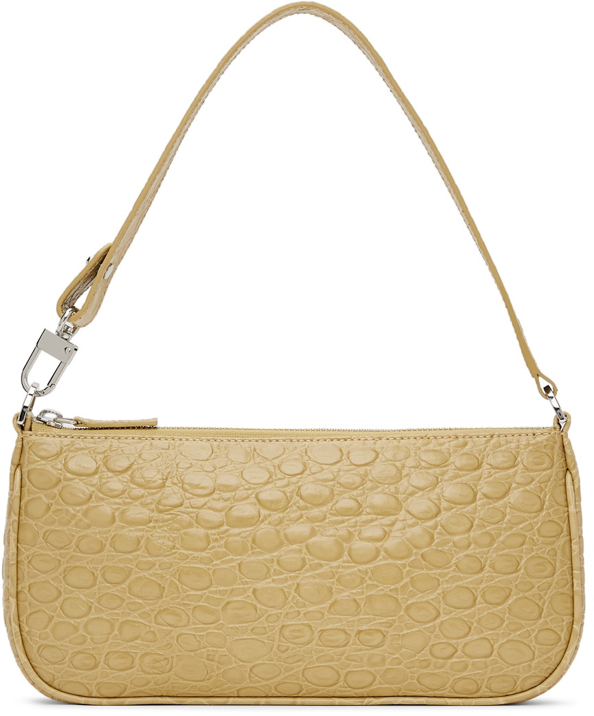 BY FAR Yellow Croc Rachel Bag By Far