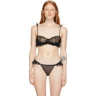 Le Petit Trou Black Falaise Bralette