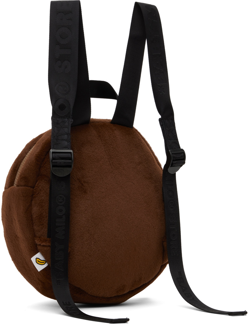 BAPE Brown & Orange Baby Milo Backpack A Bathing Ape