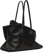 The Attico Black 'La Passeggiata' Medium Top Handle Bag