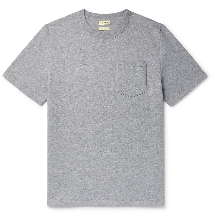 Photo: De Bonne Facture - Cotton-Jersey T-Shirt - Gray