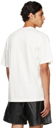 Rhude SSENSE Exclusive Off-White Logo Script T-Shirt