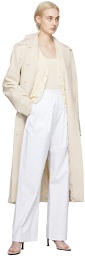Arch The Beige Stand Collar Coat