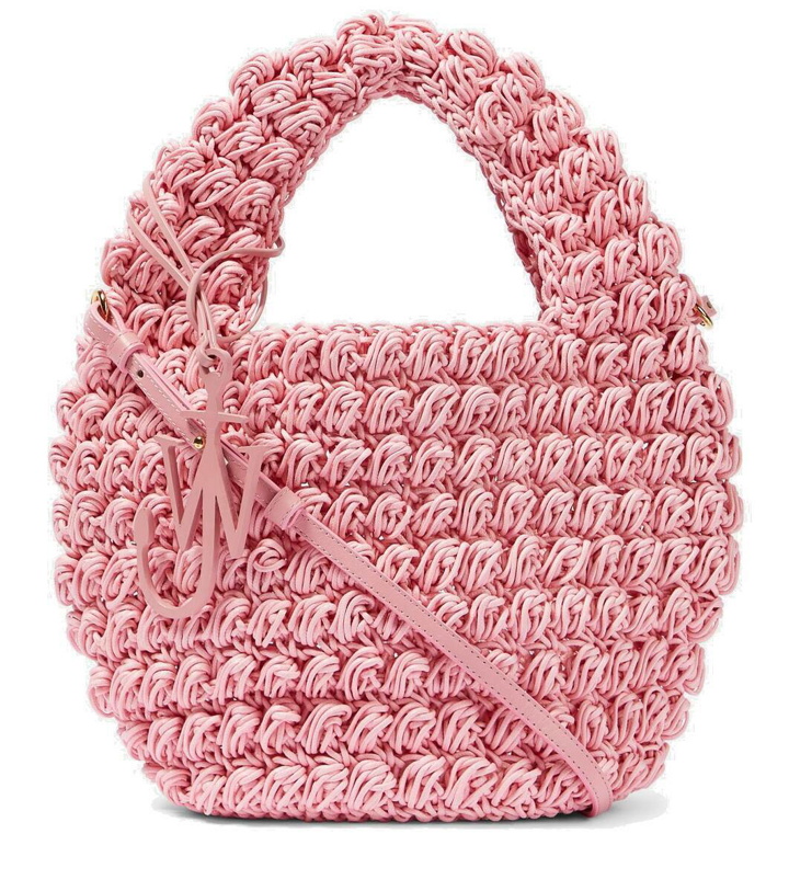 Photo: JW Anderson Popcorn woven cotton-blend tote bag