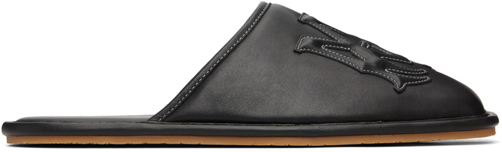 Photo: AMIRI Black MA Slippers