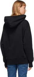 AMI Paris Black Ami De Coeur Hoodie