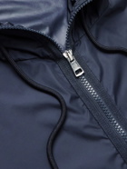 Moncler - Hattab Logo-Appliquéd Shell Hooded Jacket - Blue