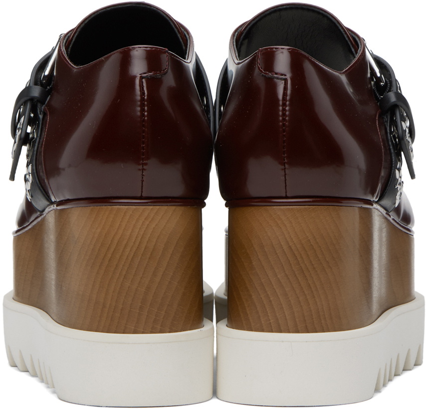 Stella McCartney Burgundy Elyse Derbys Stella McCartney