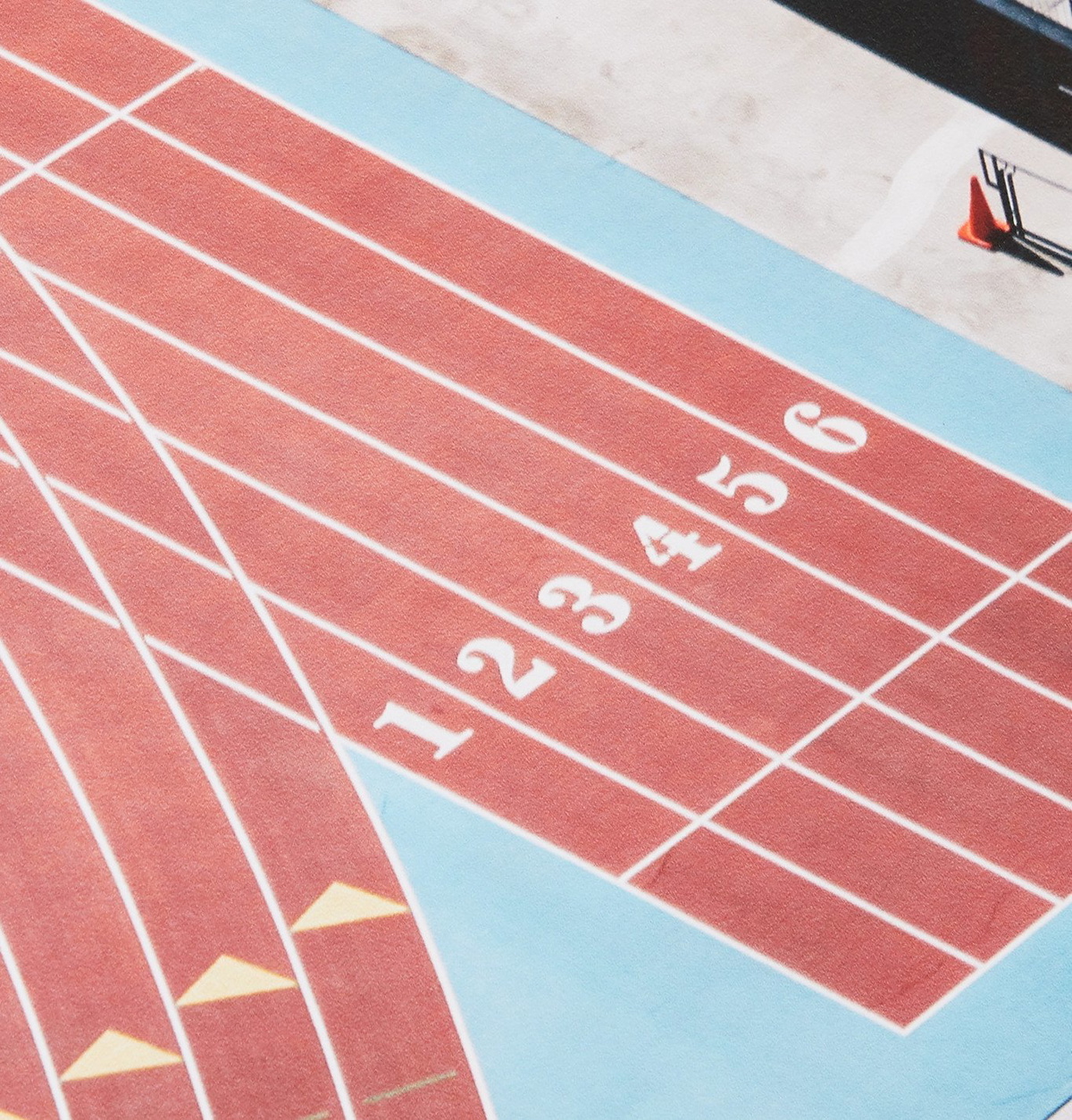 Pieces - Karl Hab Track Print, 18 x 24"" - Multi