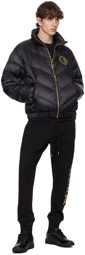 Versace Jeans Couture Black Quilted Jacket