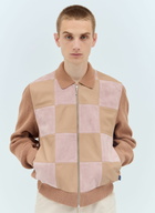 Awake NY Checkerboard Zip-Front Jacket