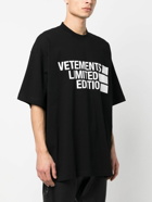 VETEMENTS - Big Logo Limited Edition Cotton T-shirt