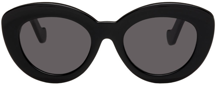 Photo: Loewe Black Acetate Oval Sunglasses