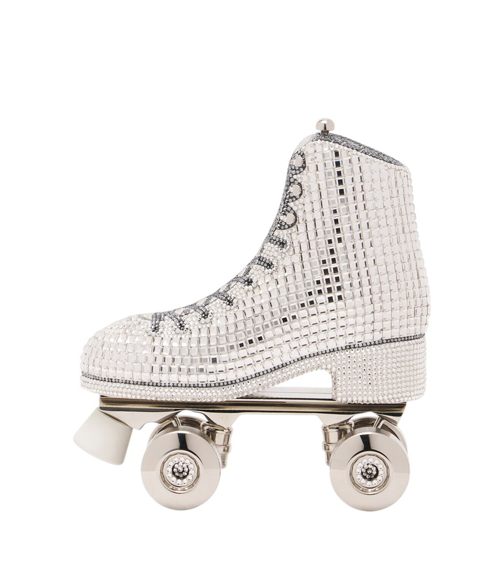 Photo: Judith Leiber Couture Roller Skate Roxie embellished clutch