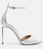 Tom Ford Spire metallic leather sandals