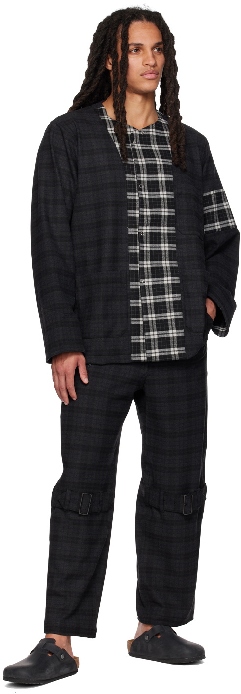 AïE Black & Gray PTB Trousers