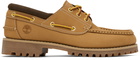 Timberland Tan Authentics Boat Shoes