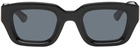 BONNIE CLYDE Black Karate Sunglasses