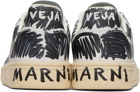 Marni Black & White Veja Edition V-10 Sneakers