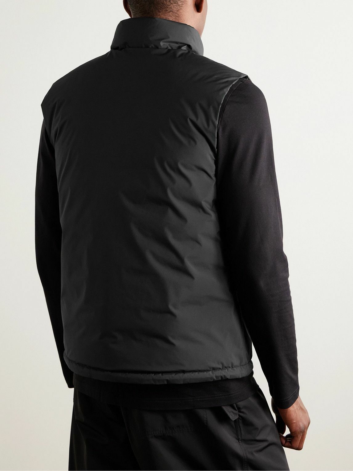 Yves Salomon - Reversible Shell Down Gilet - Black